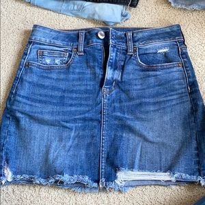 American eagle denim skirt